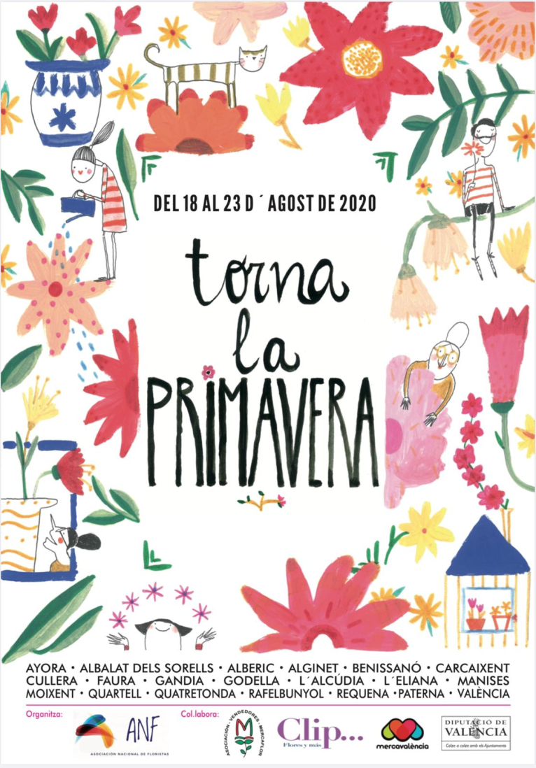 La Diputació i els floristes recuperen la primavera amb decoracions en 20 municipis valencians