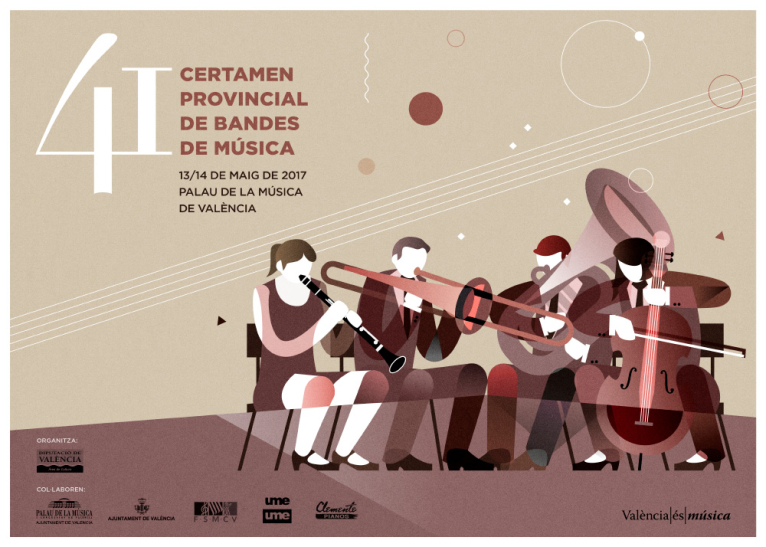 La Unió Musical de Benaguasil i la Instructiva de Tavernes de la Valldigna lluitaran pel màxim guardó al Certamen Provincial de Bandes