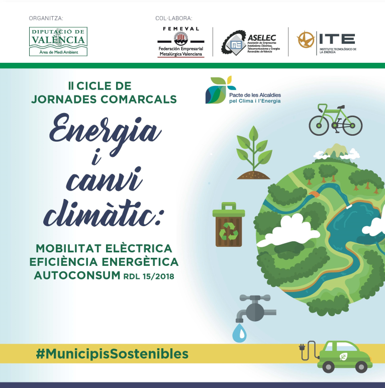 La ruta de las II Jornadas Comarcales sobre energía, cambio climático y movilidad eléctrica continúa en Albalat dels Sorells