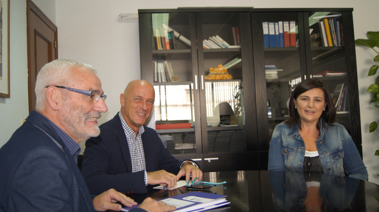 Salvador Enguix recibe al alcalde de Alboraya