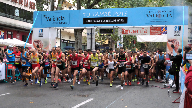 Raquel Landín i Hassane Aouchar guanyen el Circuit de Carreres Populars de la Diputació 