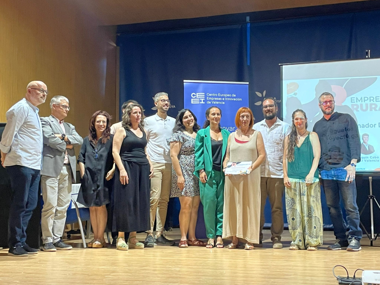 Un projecte agrícola de producció i processament s'alça amb el premi a l'emprenedoria rural impulsada per la Diputació de València i el CEEI 