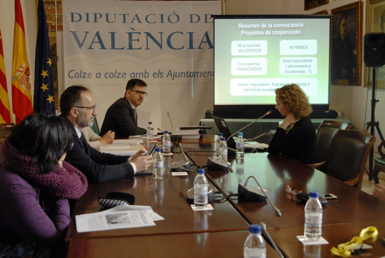 La Diputació col·labora en 34 projectes de cooperació al desenvolupament amb 800.000 euros
