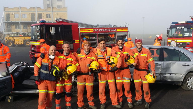 El servicio de rescate en carretera de los bomberos del Consorcio es de los tres mejores del mundo
