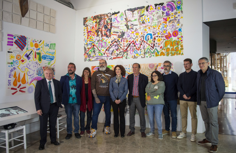 L'ETNO y el Hospital de Salud Mental de la Diputació presentan la exposición 'Descubriendo muros' 