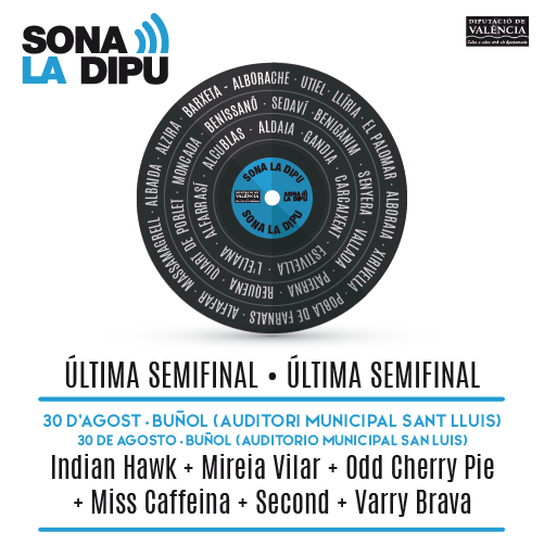 Indian Hawk, Mireia Vilar i Odd Cherry Pie es juguen el pas a la final del Sona la Dipu a Bunyol