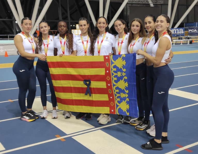 El Valencia Club de Atletismo logra el subcampeonato de España sub 20 femenino 