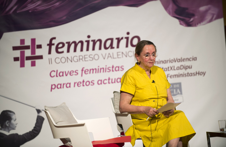 Amelia Valcárcel en el Feminario de València: “La Igualdad ha de ser mantenida políticamente”