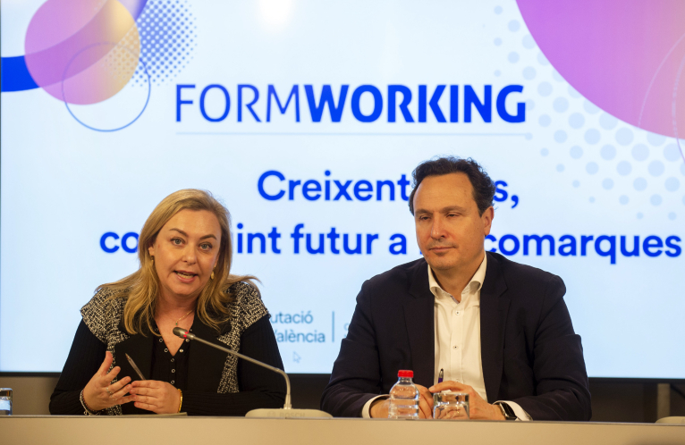 La Diputació i Fepeval impulsen el ‘Formworking’ per a portar a les comarques la formació a directius d'empreses locals 