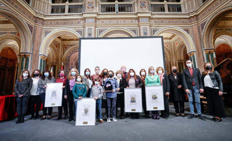 La asociación Por ti Mujer, ‘El latido de las mariposas’, Rosa Peris y Gandia reciben los Celia Amorós de la Diputació