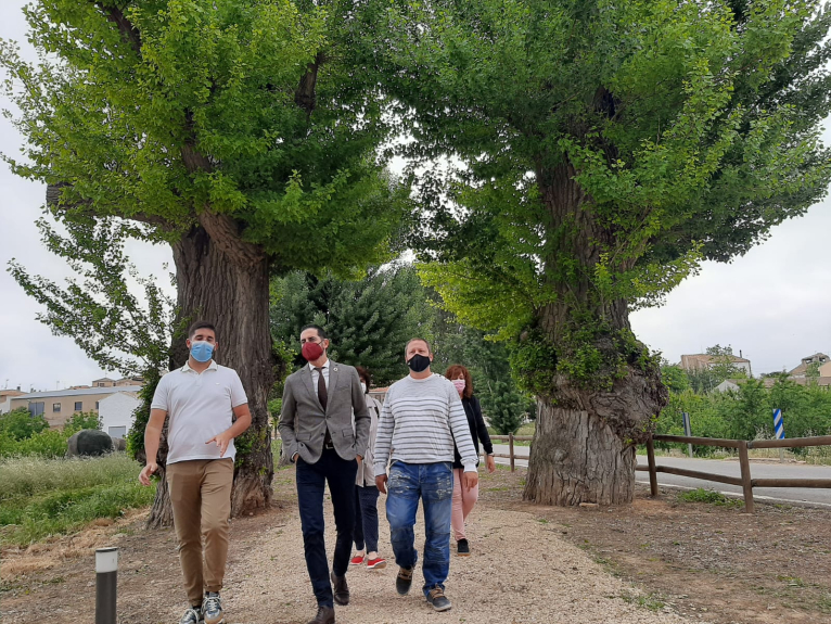 El vicepresident Bielsa visita projectes finançats per la Diputació a la Plana de Utiel-Requena