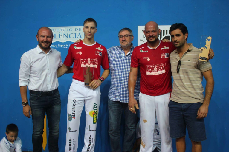 Puchol II y Lemay se proclaman campeones del XI Trofeo Diputación de Valencia de frontón