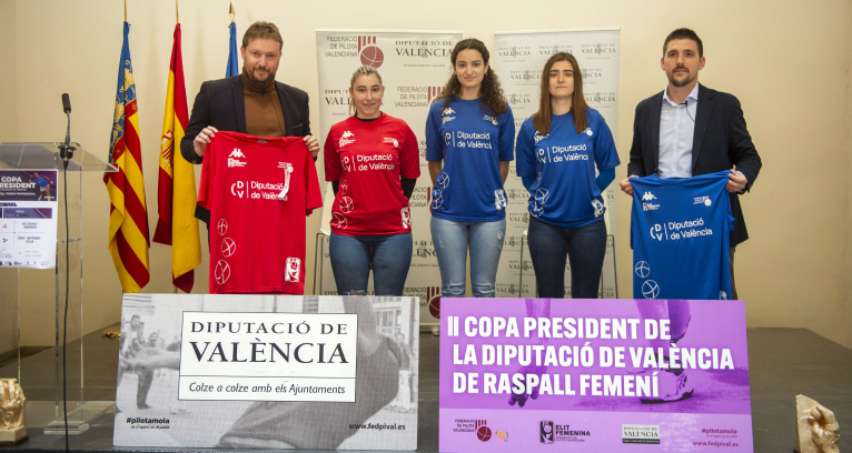 La Diputació presenta la final de la Copa de Raspall femení