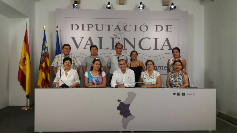 Altos funcionarios de Perú estudian la Diputación de Valencia como modelo administrativo 