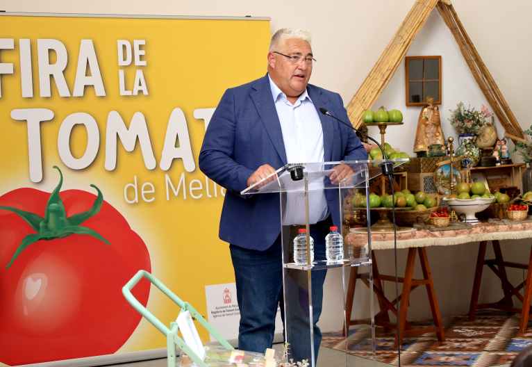 Meliana presenta en la Diputació de València la Fira de la Tomata que se celebra este fin de semana