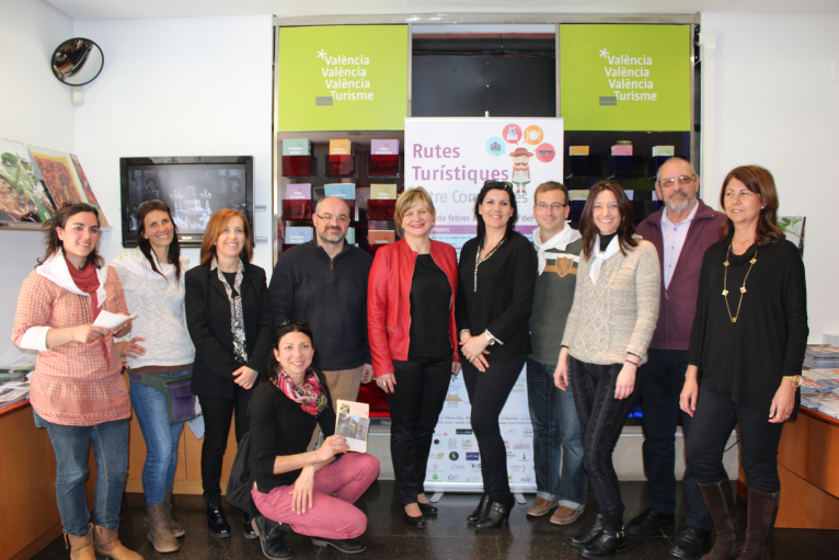 La Vall d’Albaida y La Ribera promocionan sus rutas turísticas entre comarcas con ayuda de “València Turisme”
