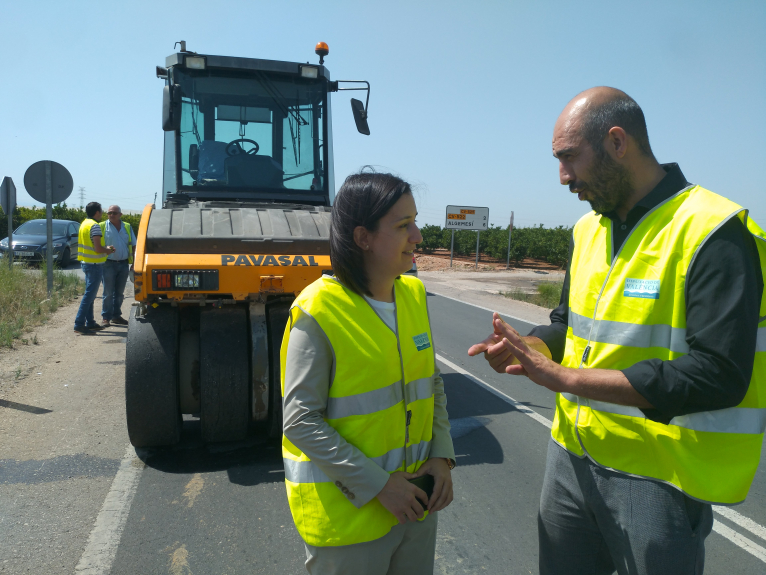 La Diputació aposta per la innovació amb l’ús d’asfalts més eficients i ecològics en les carreteres