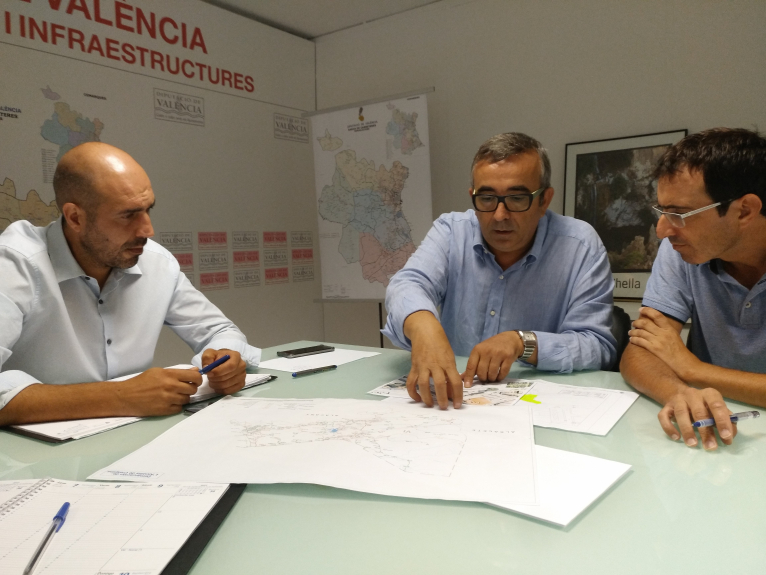 La Diputació inicia el proceso de mejora de la seguridad en la carretera entre Bellreguard y Almoines