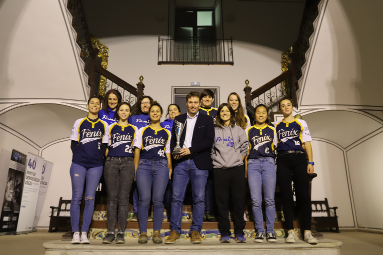 El Sófbol Fènix València i el Valencia Club de Judo visiten la Diputació