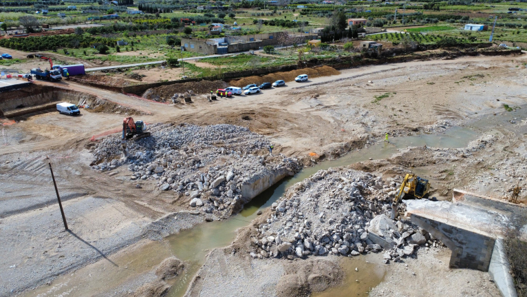 La Diputació de València reconstruirà per complet el pont d'accés a Cheste afectat per la dana