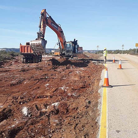 Iniciadas las obras para mejorar la seguridad vial de la carretera CV-428