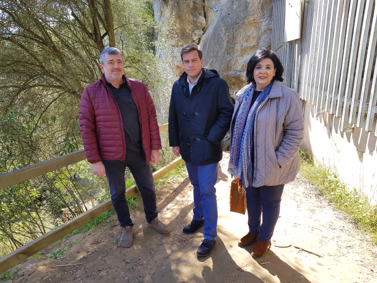 Xàtiva elimina el risc de despreniment de les roques inestables de la Cova Negra amb el suport de la Diputació 