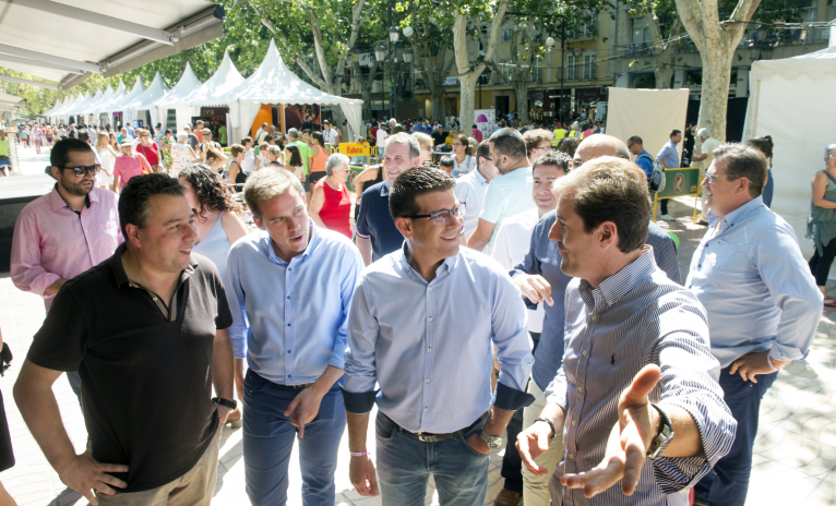 Jorge Rodríguez: «La Fira d’Agost de Xàtiva és la més antiga i un gran atractiu comercial i turístic per a la comarca»