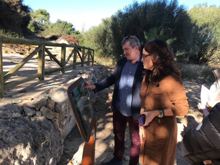 Carlet recupera los entornos naturales de la Font Blanca y La Mola con la ayuda de la Diputació