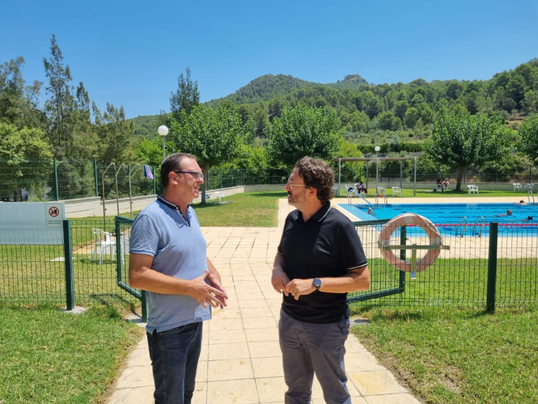 Vicent Mascarell visita projectes que la Diputació té en marxa a Alfauir i Llocnou de Sant Jeroni