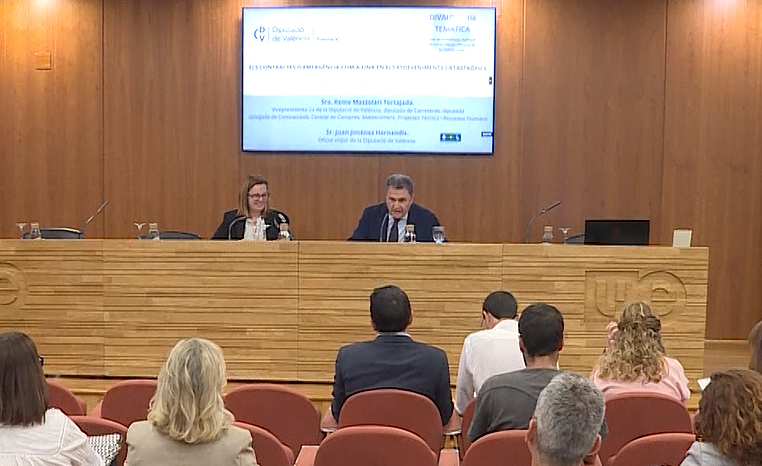 La Diputación forma a técnicos y cargos municipales para saber realizar contratos de emergencia en situaciones de catástrofe