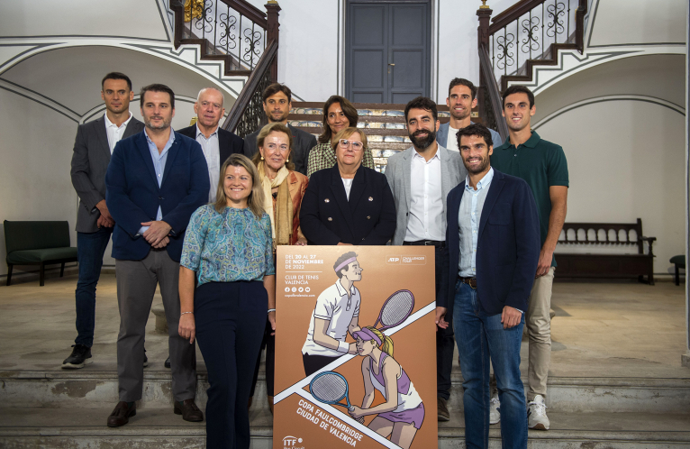 La Diputació presenta la gran semana del tenis valenciano con torneos masculino y femenino