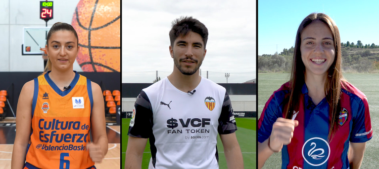 La Diputació fitxa a Carlos Soler, Lorena Segura i Estela Carbonell per a agrair a la joventut valenciana la seua responsabilitat davant la pandèmia