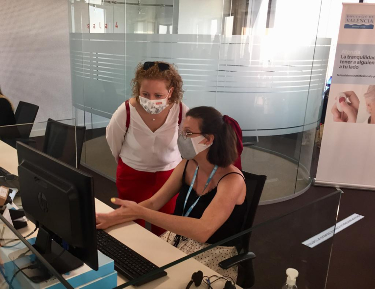 El servei de teleassistència de la Diputació triplica el nombre de atencions durant el confinament