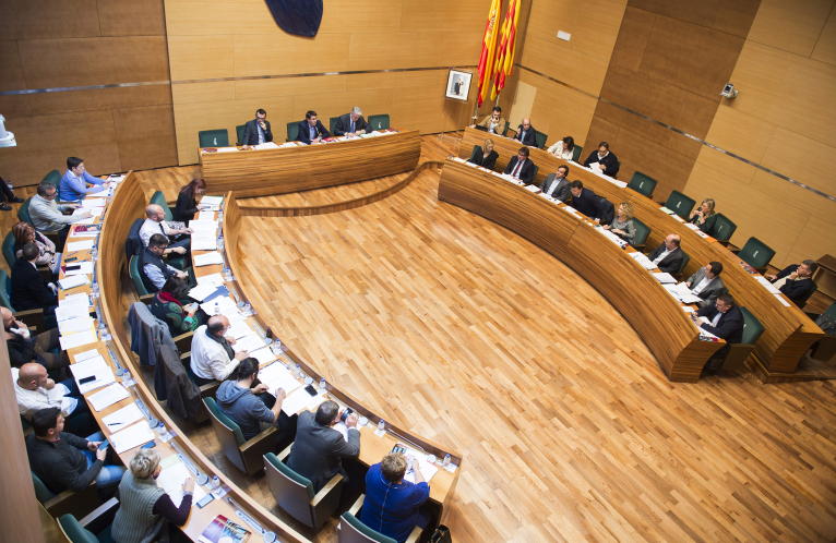 La Diputació celebra este martes la primera sesión plenaria del año