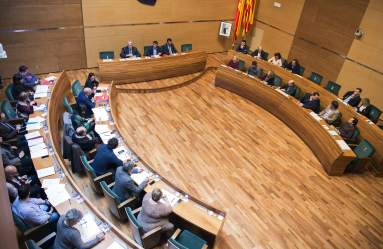 La Diputació de València celebra aquest dimarts la sessió plenària de juny