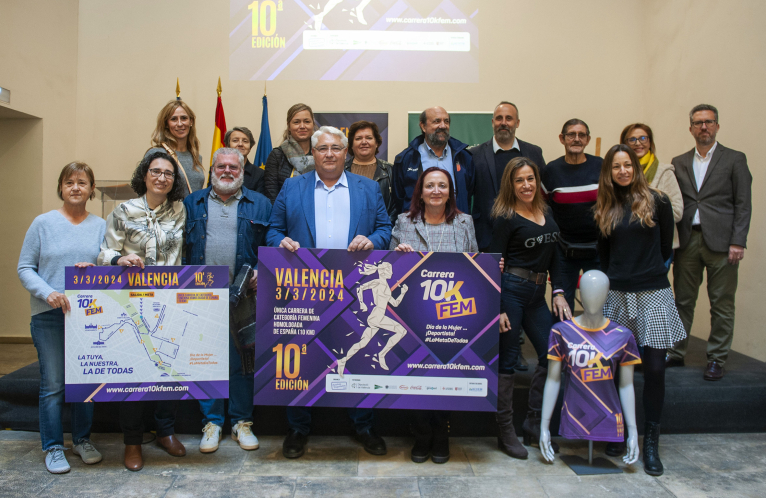La 10K Fem de València celebra la desena edició estrenant la seua condició d'única carrera femenina homologada a España
