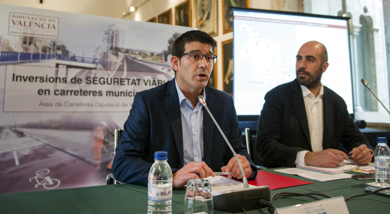 La Diputació de València inverteix 2,7 milions d’euros en seguretat viària en les carreteres municipals