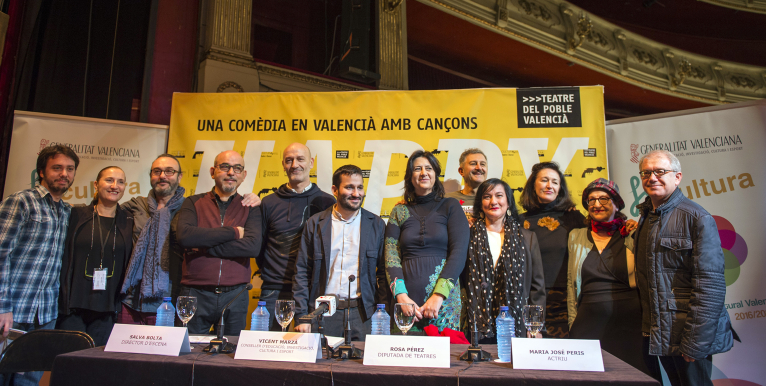 La comèdia musical en valencià “Happy End” porta al Teatre Principal l'obra de Bertolt Brecht