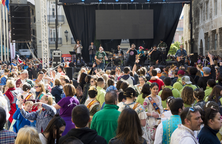 La Diputació celebra la seua tradicional recepció fallera amb 900 comissions de València i les seues comarques 