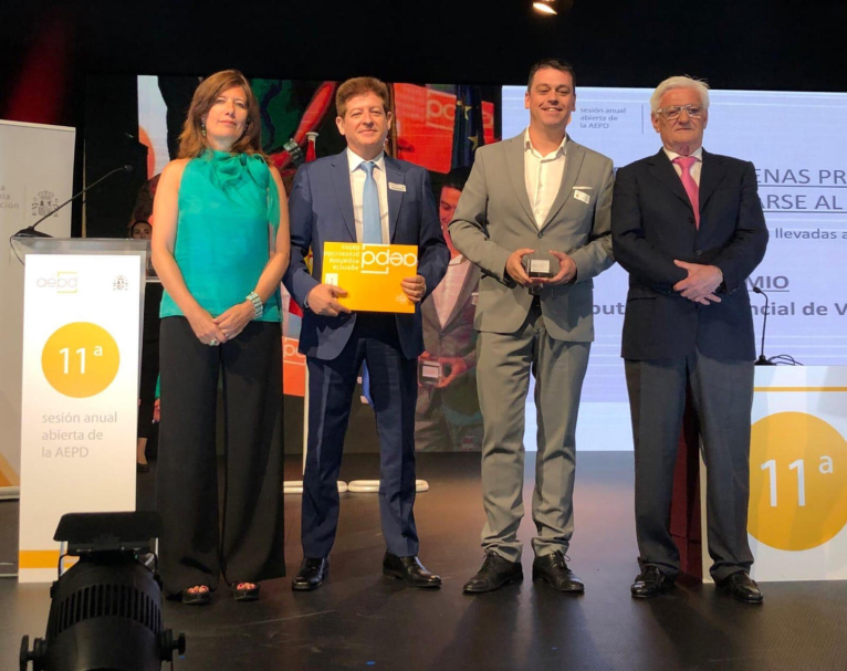 El área de Modernización recibe el premio de ‘Protección de Datos 2018” de la Agencia Española de Protección de Datos