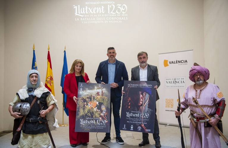 El Monasterio de Llutxent acoge la recreación histórica de la Batalla dels Corporals del siglo XIII