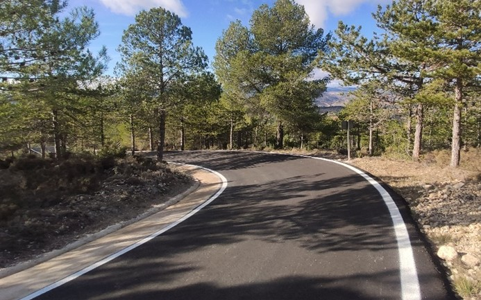 La Diputación de Valencia finaliza las obras del camino de acceso a Sesga desde el Val de la Sabina ejecutadas con criterios sostenibles