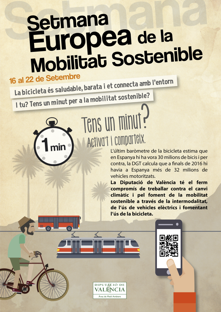 La Diputació de València impulsa la mobilitat sostenible i la intermodalitat en el transport
