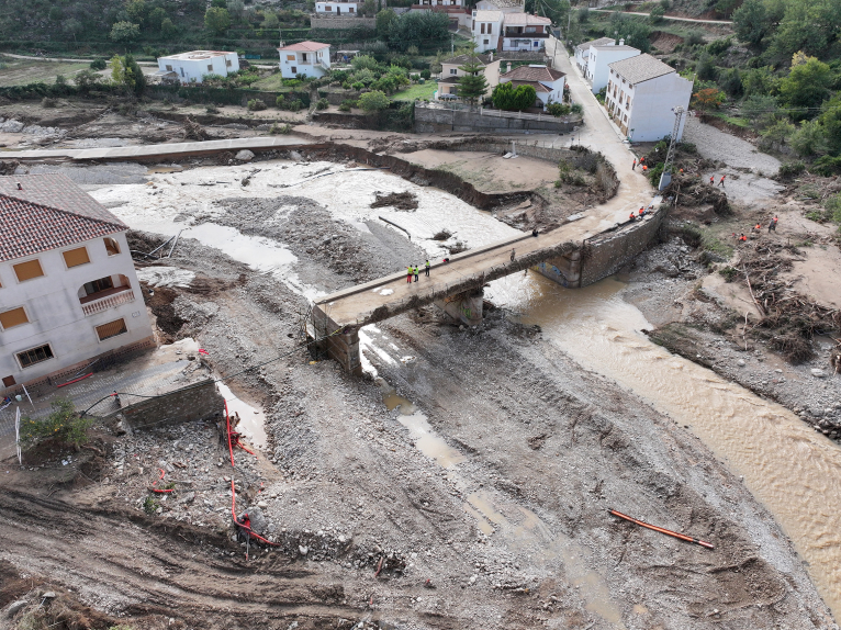La Diputació establece 25 intervenciones prioritarias sobre las estructuras de los caminos municipales de Utiel-Requena, la Hoya de Buñol, la Serranía y el Camp de Túria 