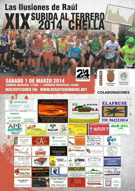 Chella organiza la XIX subida al Terrero