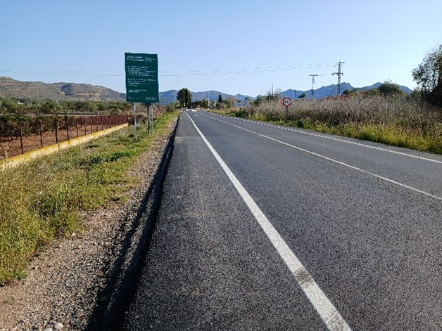 Finalizados los trabajos de mejora y refuerzo de firme en algunas carreteras de las demarcaciones de Utiel–Requena y l’Alcúdia de Crespins