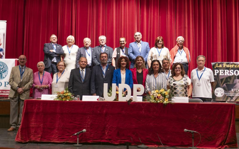 La Diputació destaca su apoyo a los colectivos más vulnerables en la asamblea de la Federación Provincial de la Unión Democrática de Pensionistas 