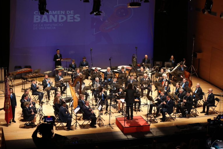 La Diputació de València celebra este fin de semana su Certamen de Bandas de Música