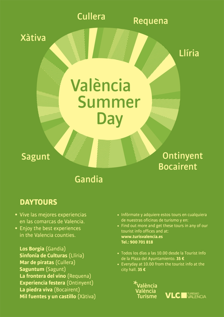 València Turisme y Turismo Valencia ponen hoy en marcha el proyecto piloto “València Summer Day”