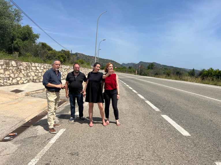 Ador presenta a la Diputación el proyecto de vía ciclopeatonal que conectará con Vilallonga